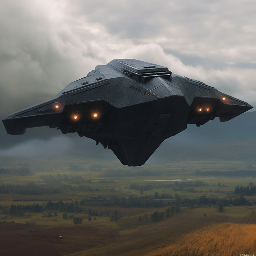 Flying Stealth Troop Transport Image