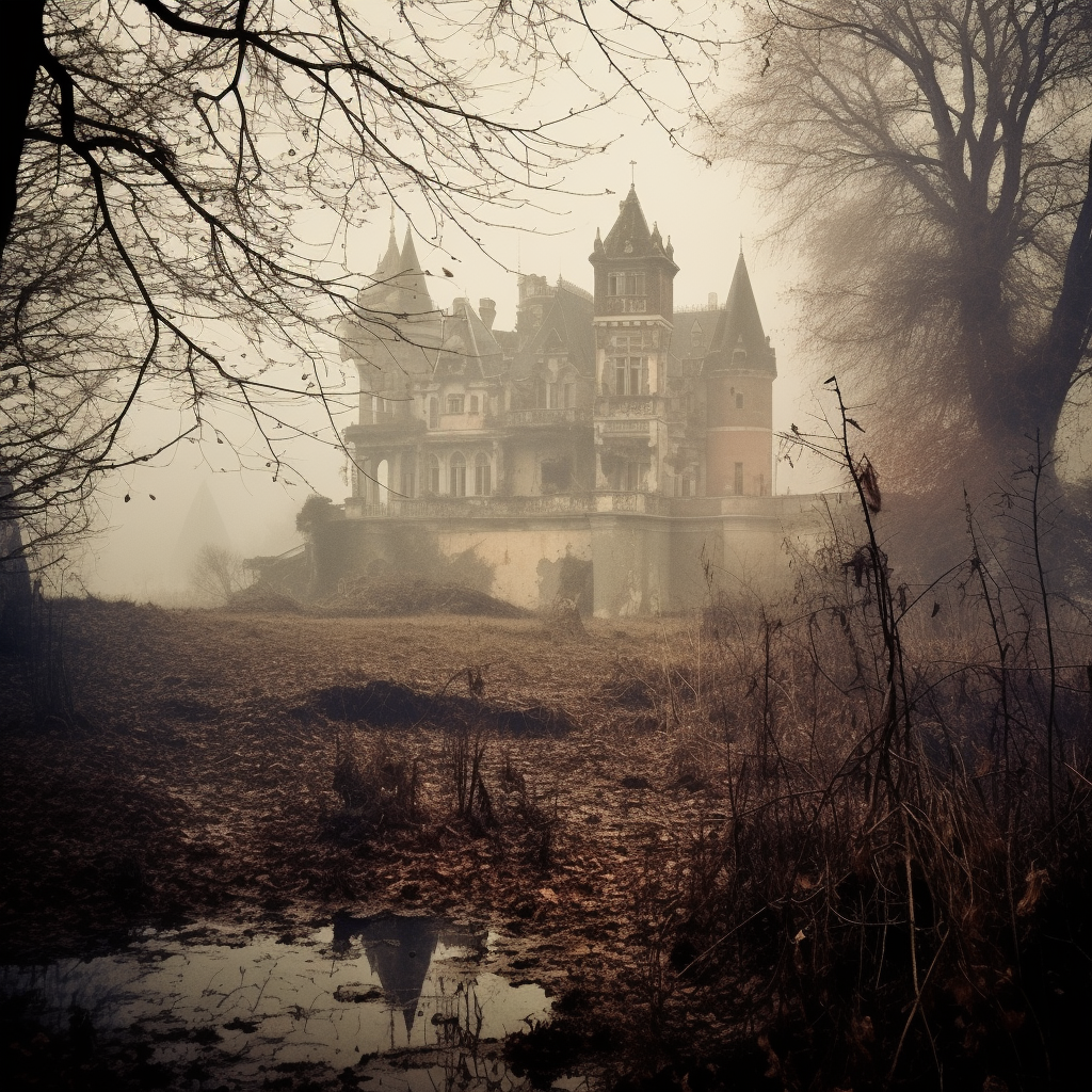 Fogged Abandoned Castle