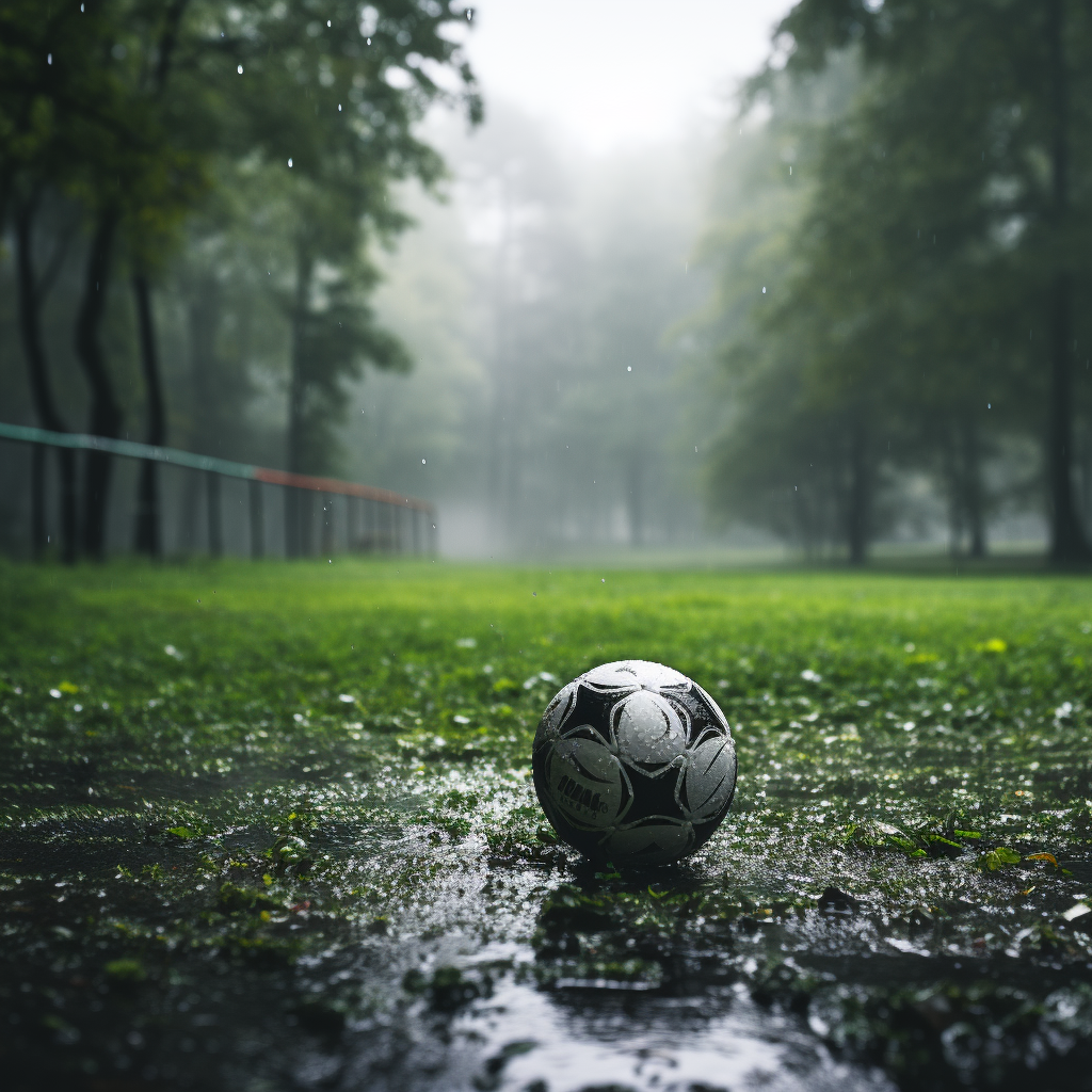 Professional Soccer Ball in Dreamy Afternoon