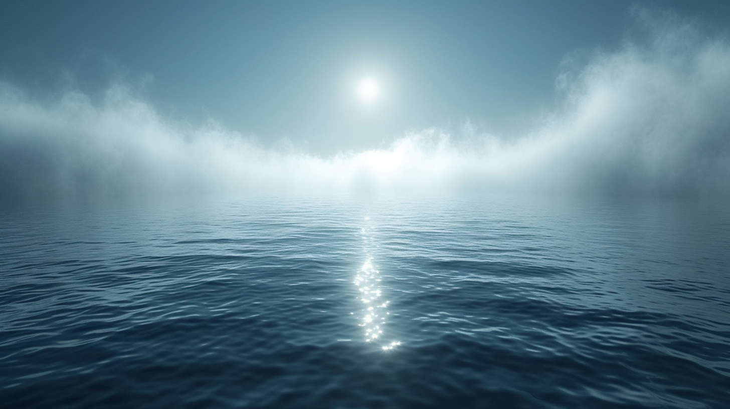 Foggy sea in high definition