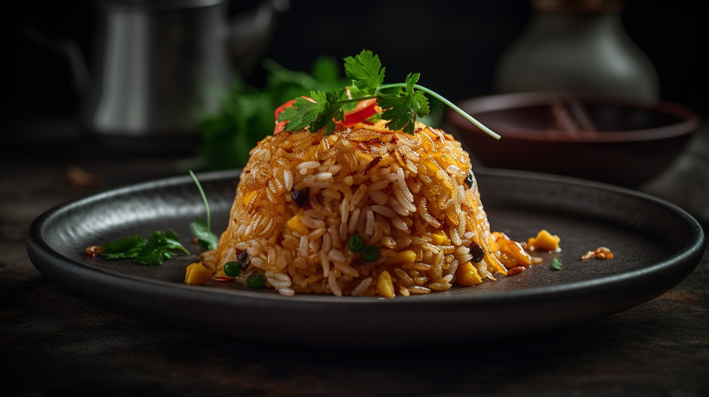 Thai Fried Rice in Luxurious Michelin Kitchen