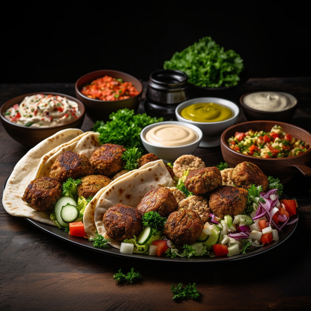 Shawarma Falafel Oriental Foods Spread