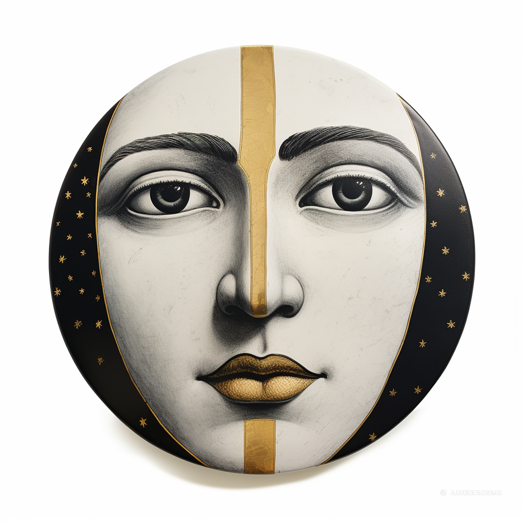 Fornasetti face art print