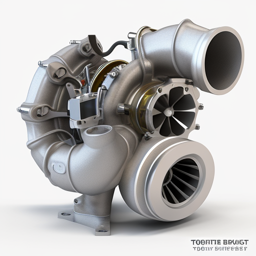 Cartoon of Ford Powerstroke Diesel Turbo Charger