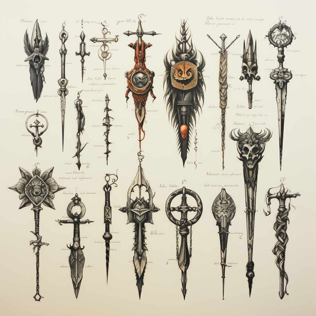 American traditional forearm daggers tattoo sketches