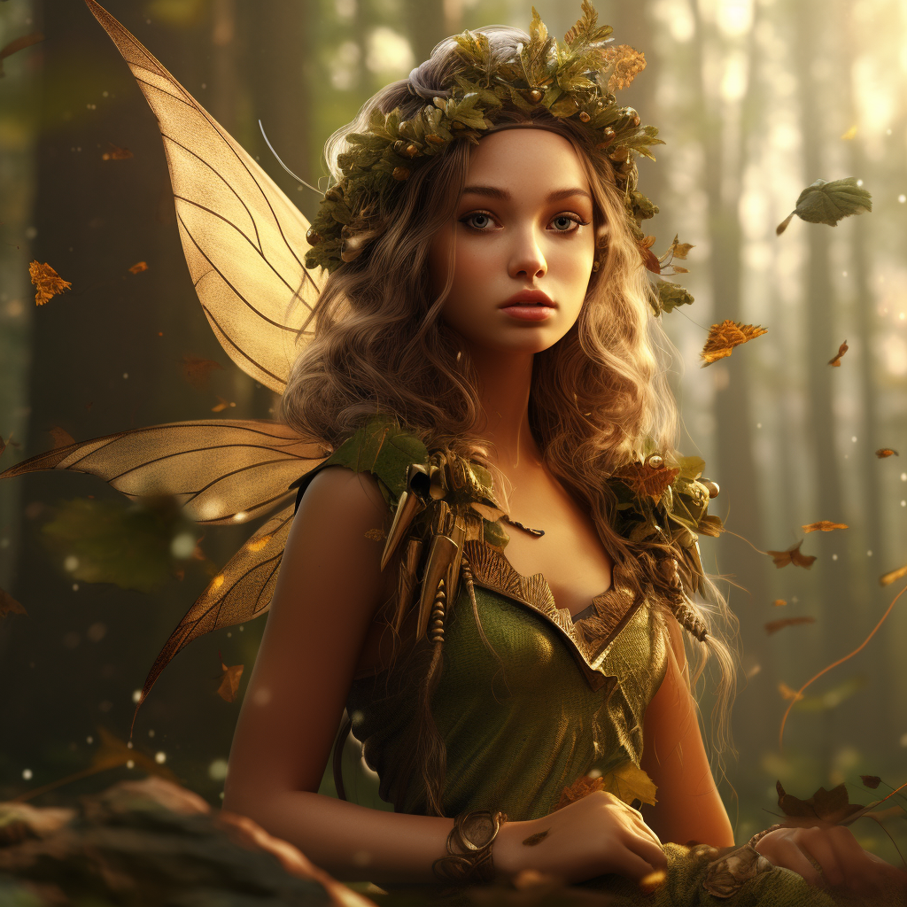 Enchanting Forest Fairy in Disney Style