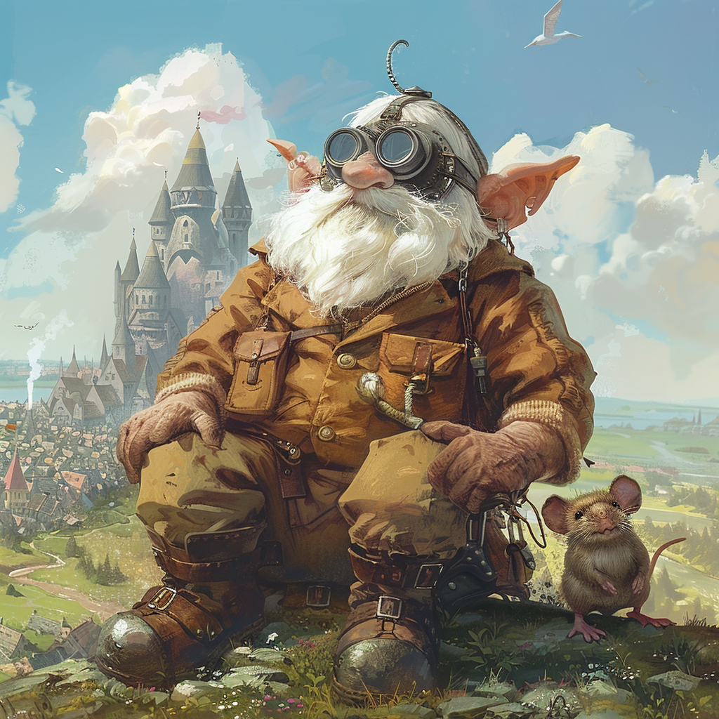 Male Forest Gnome Artificer Pilot