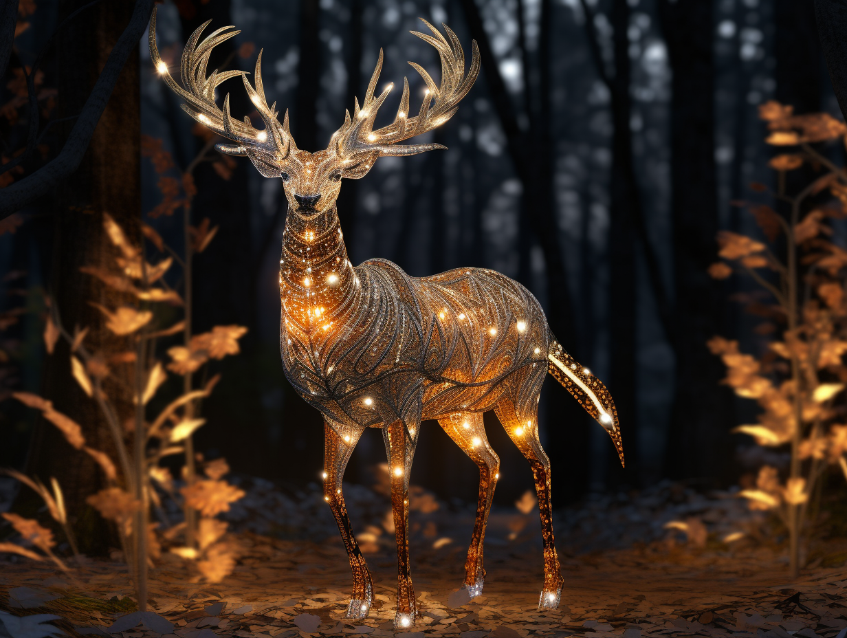 Magical Forest Spirit Deer