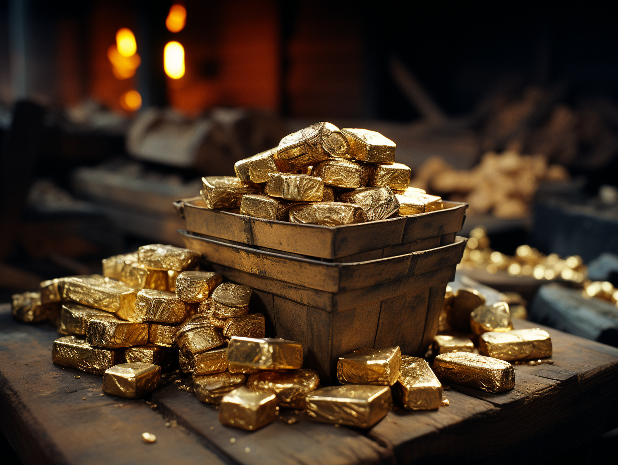 Gold Ingots in Fort Knox