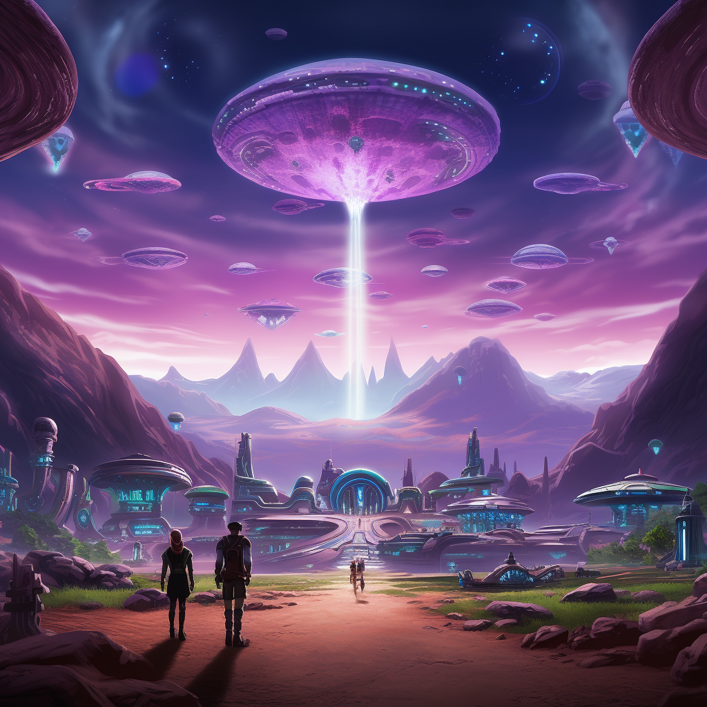 Fortnite Alien Civilization Exploration