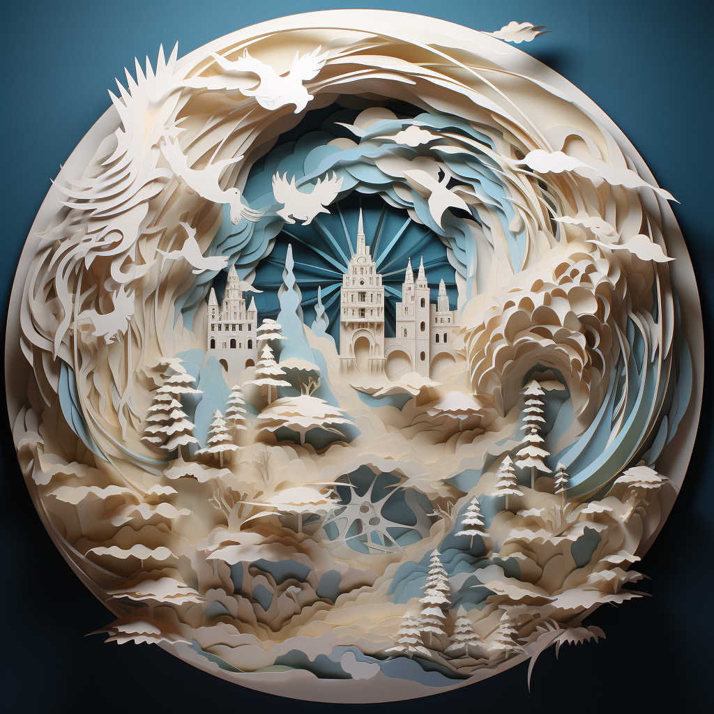 Stunning paper art masterpiece