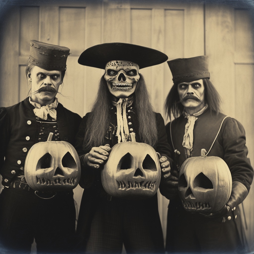 Pirates with Jack-o-Lanterns