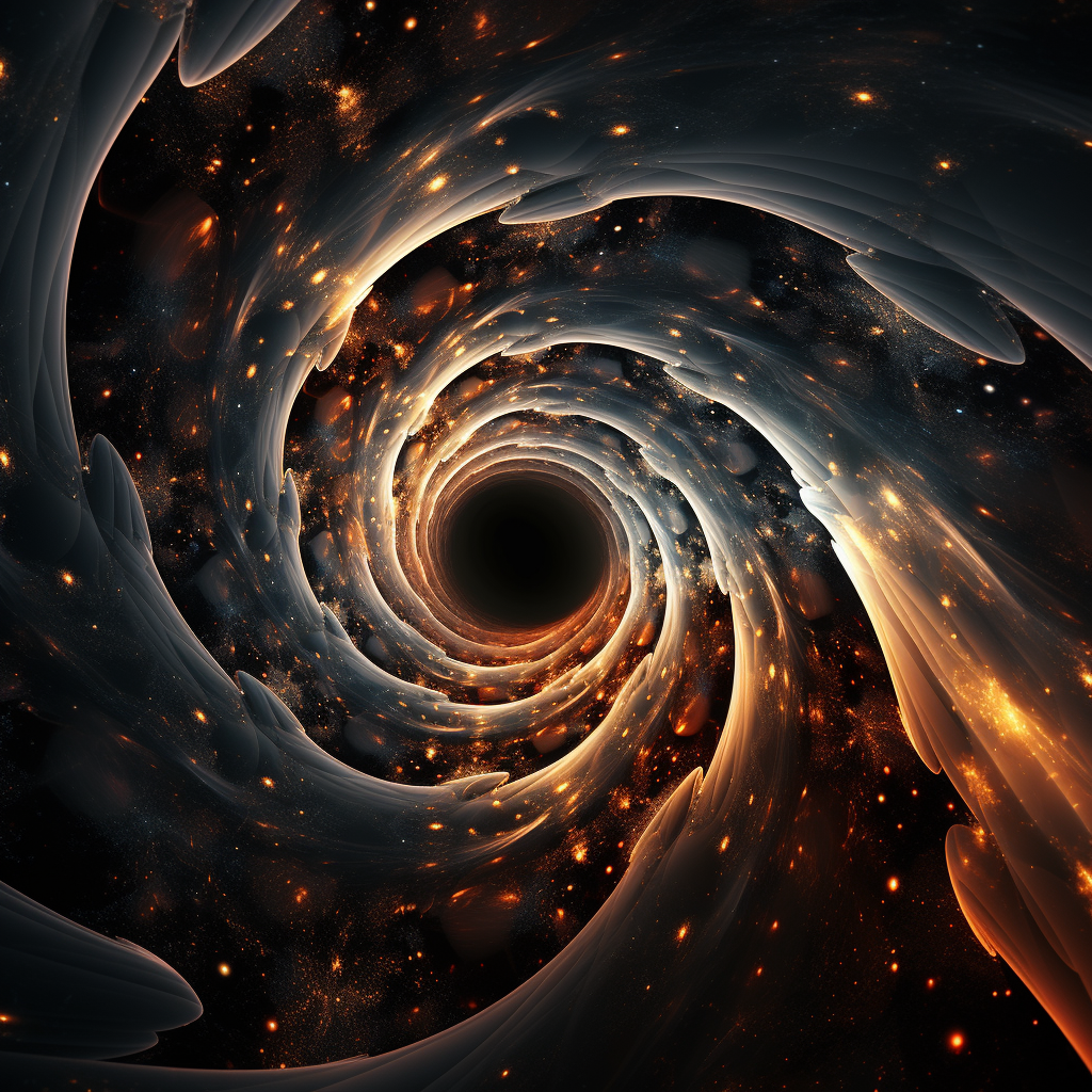 A mesmerizing fractal blackhole