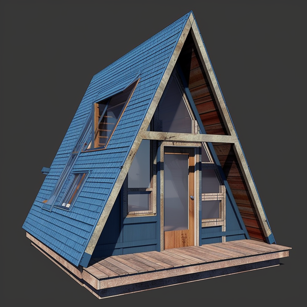 Blueprint of Frame Cabin