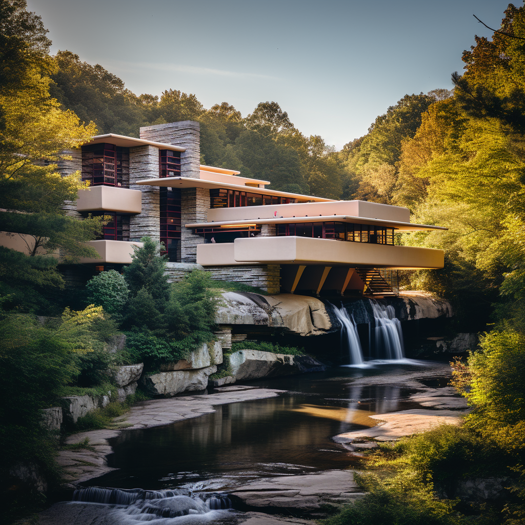 Frank Lloyd Wright Falling Water House