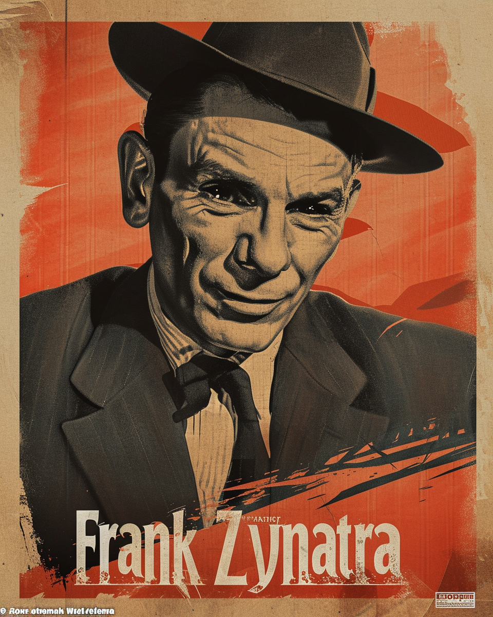 Vintage Frank Zynatra Advertisement Poster