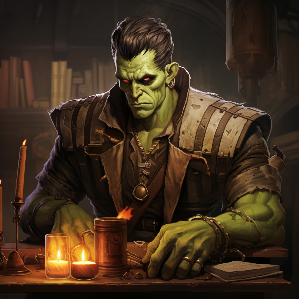 Frankenstein, the powerful DnD character