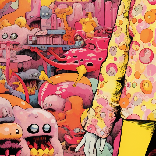 Freaky Psychedelic Illustration