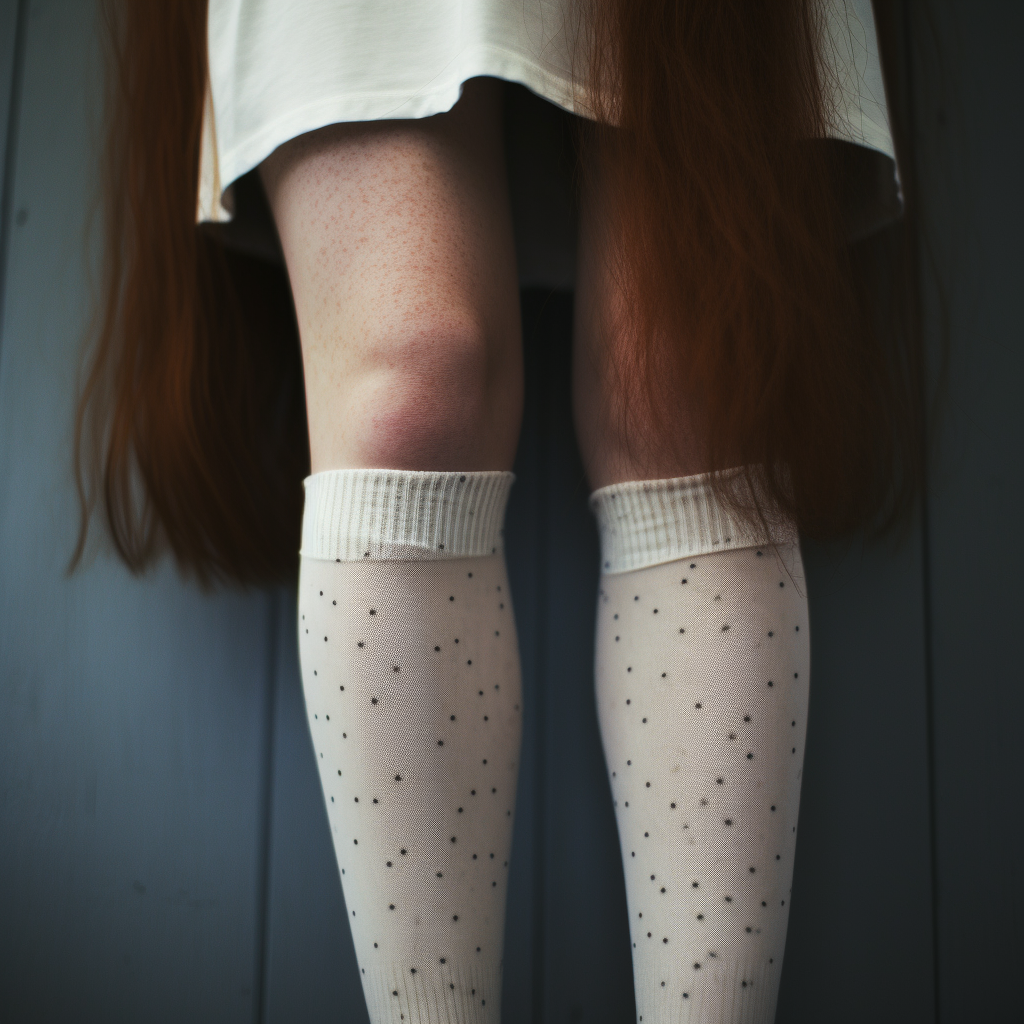 Freckled Hair Covered Leg