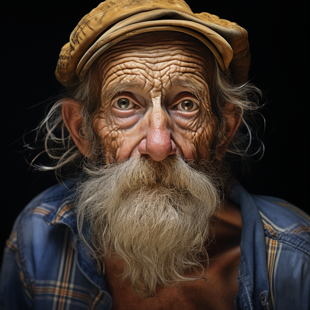 Fred Flinstone hyper realism photography