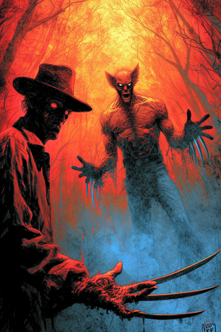 Freddy Krueger vs Wolverine Graphic Novel