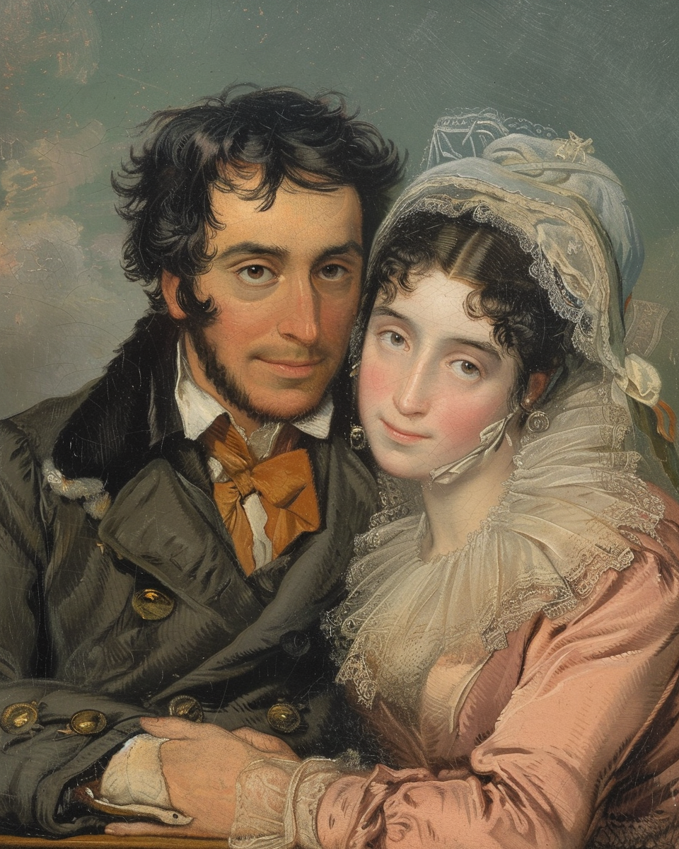 Romantic French Couple 1820