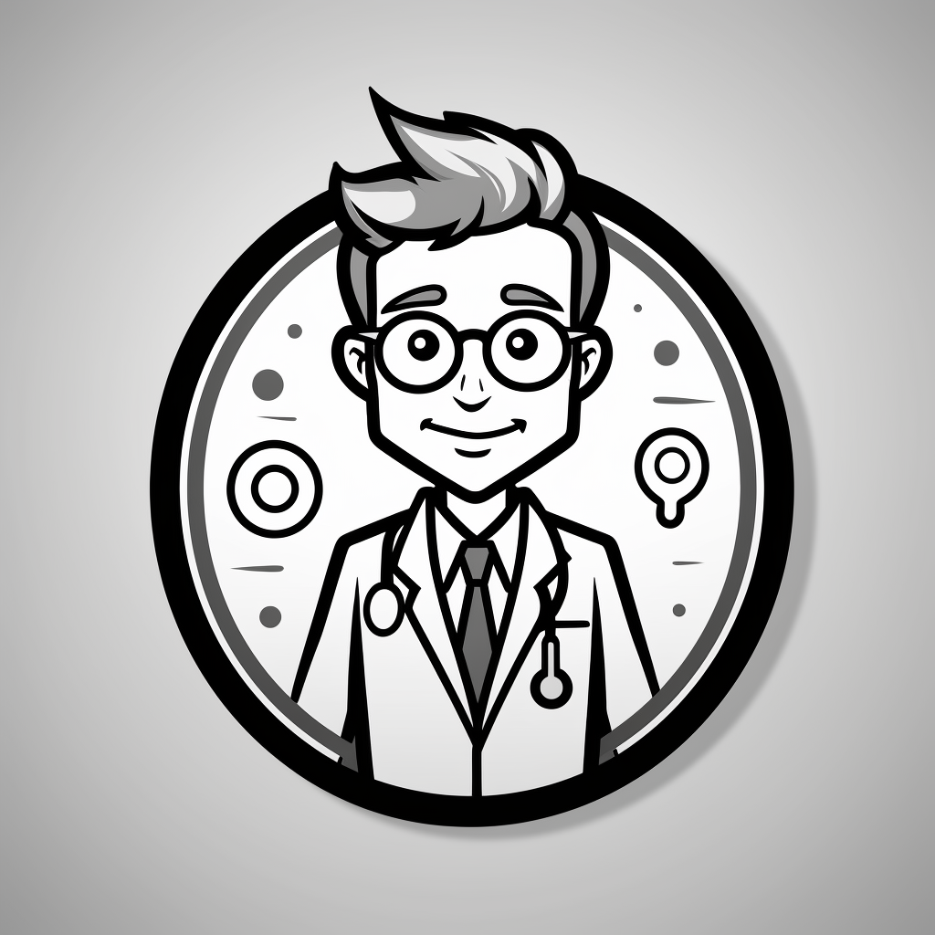 Friendly black and white doctor using stethoscope app