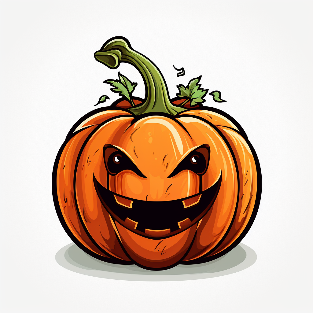 Friendly Halloween Pumpkin illustration