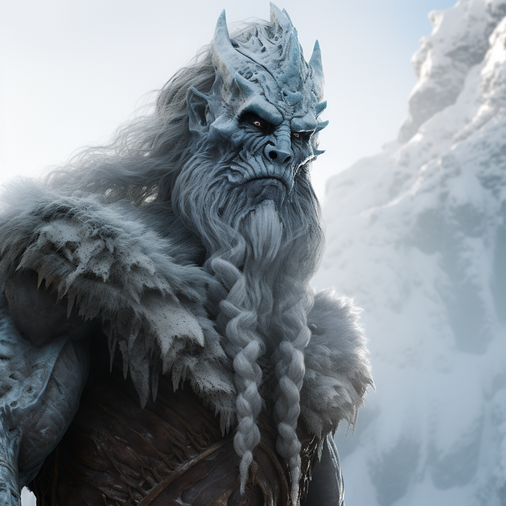 Majestic Frost Giant Creature