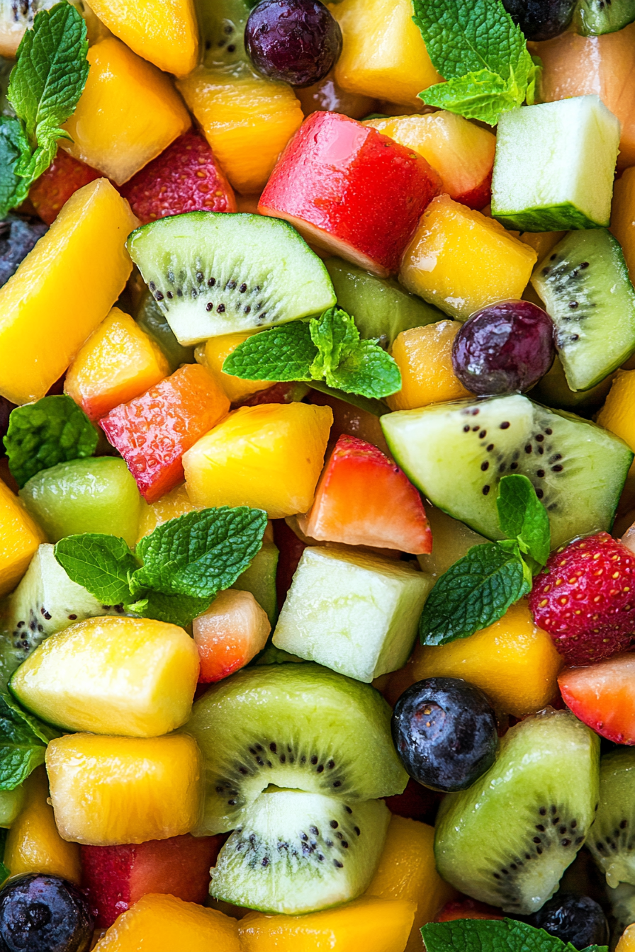 Cookbook Fruit Dressing Recipe Background