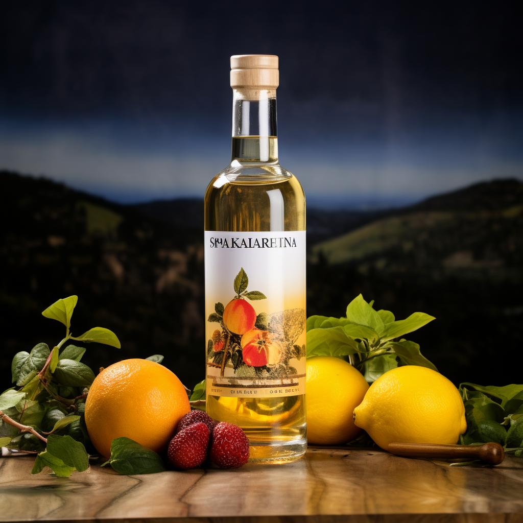 Balkan fruit-flavored distilled alcohol beverage