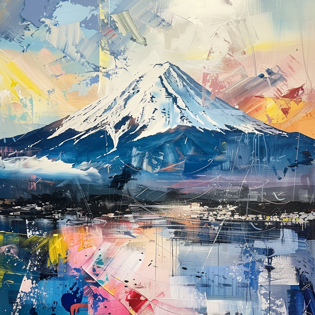 Fuji-san Art in Different Styles