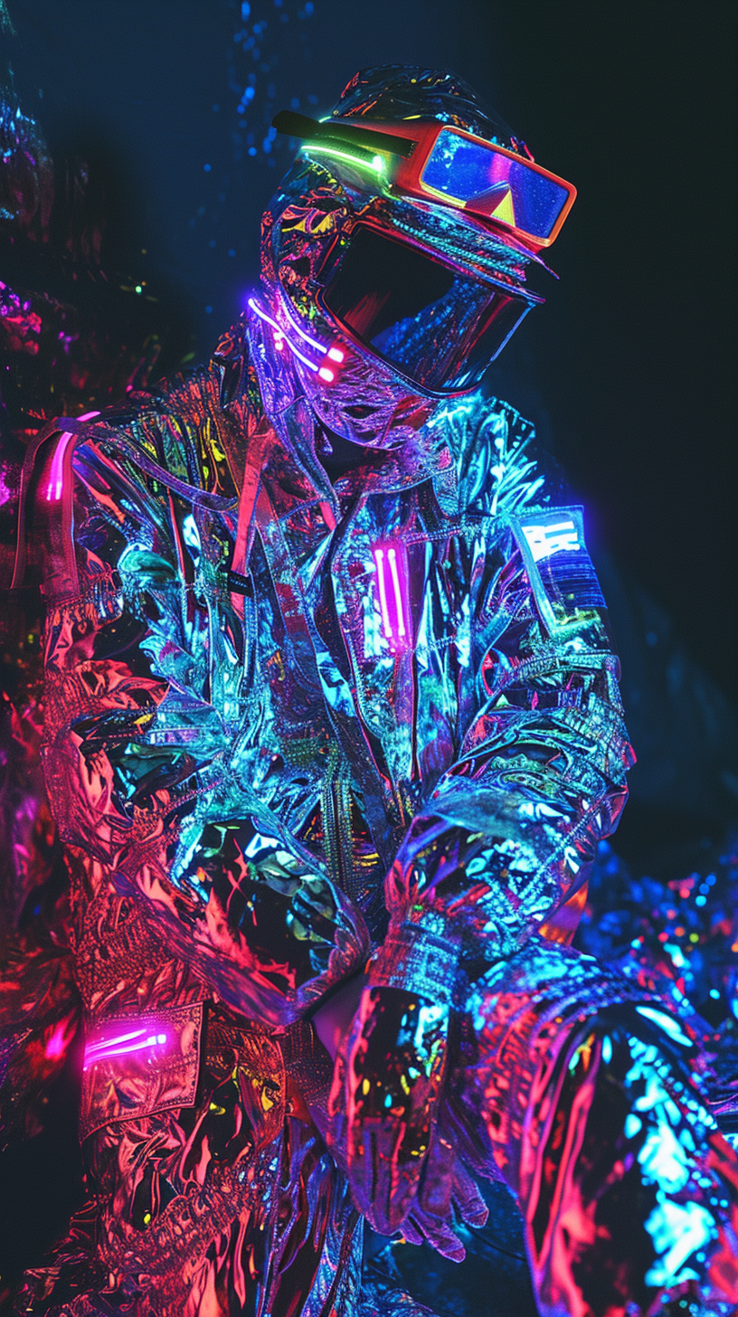 Night Watch Artwork with Tin Foil Bear