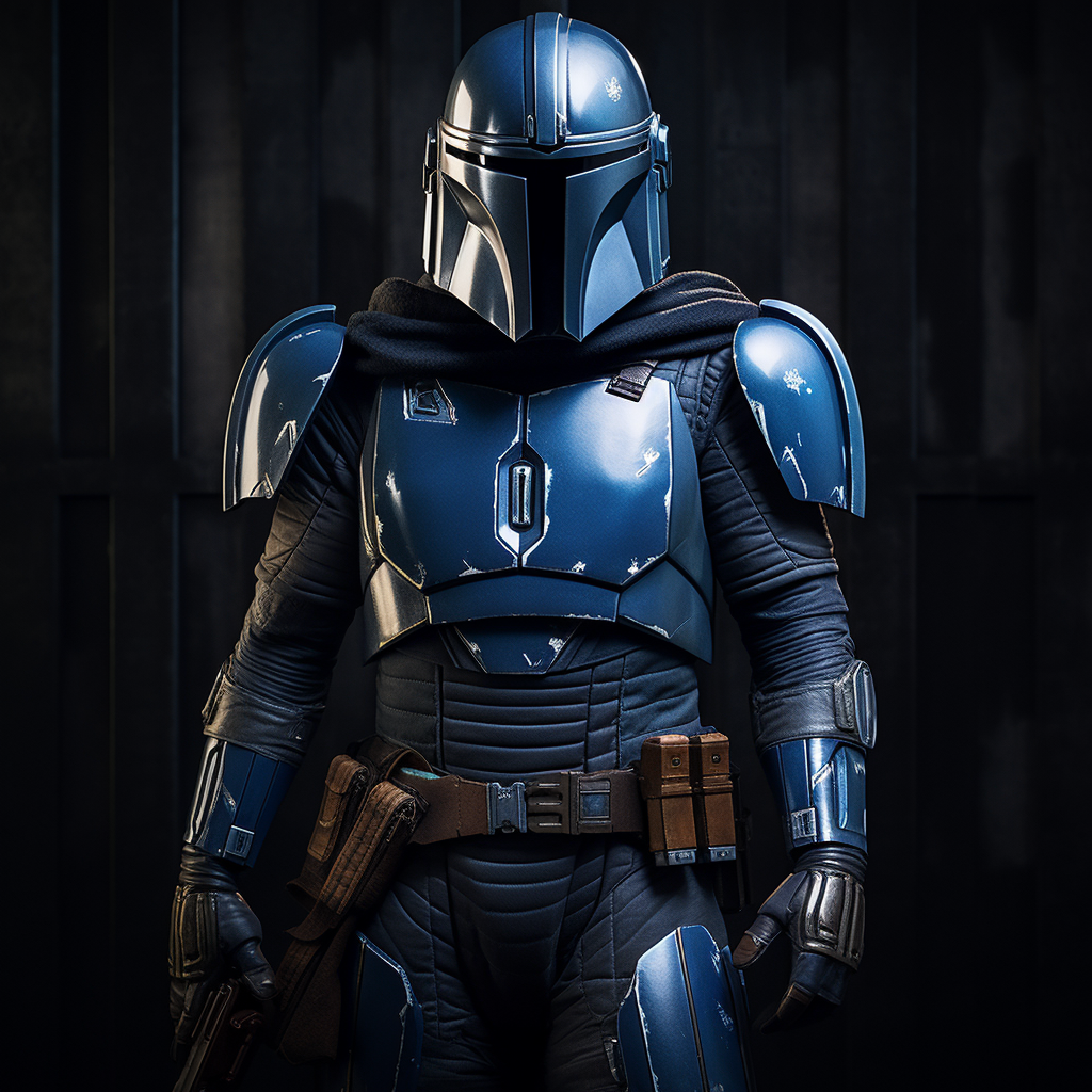 Mandalorian Blue Cosplay Concept Art