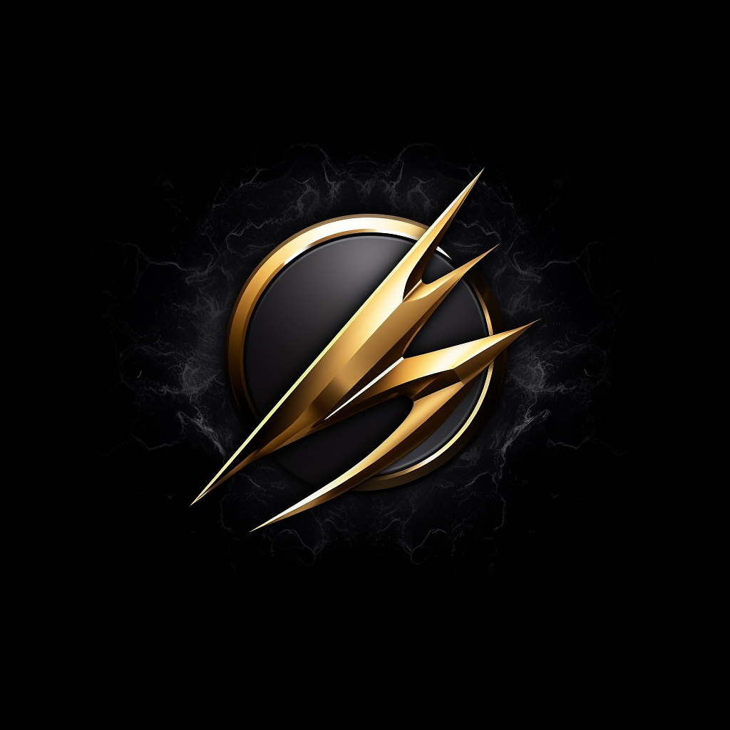 Powerful gold and black 3D logo for Full Force Business