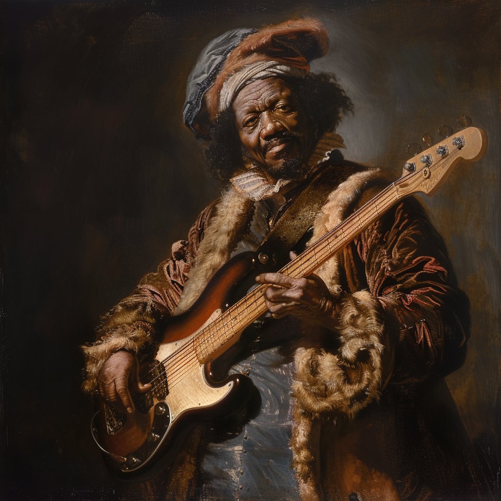 Funk Musician Portrait