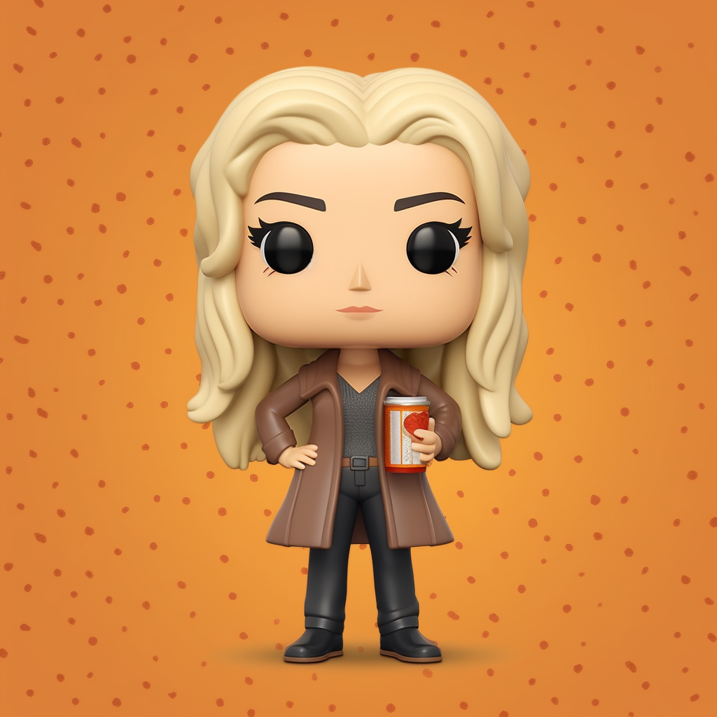 Funko Pop Friends Phoebe Vector Art