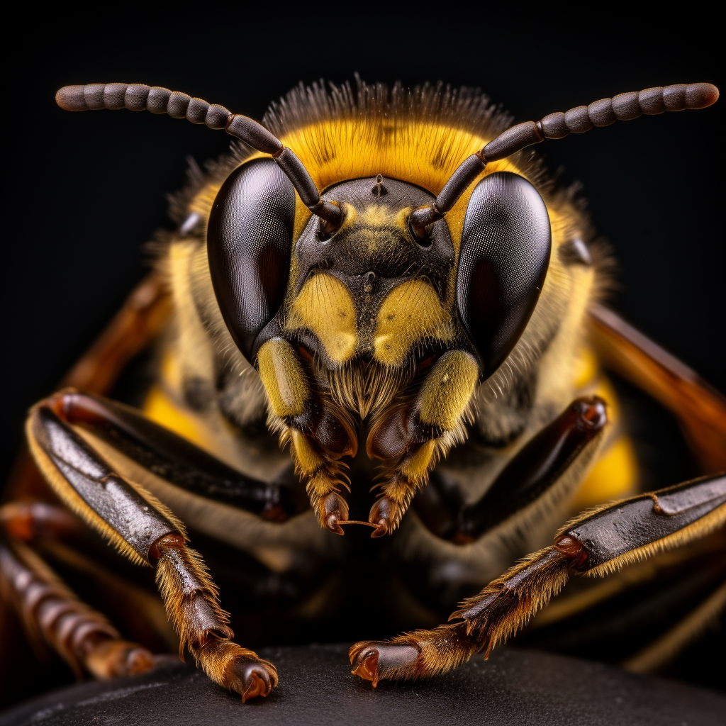 Cute Bee with Arms Crossed