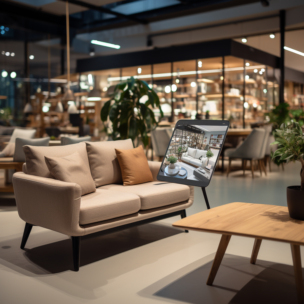 Furniture showroom software integration with API