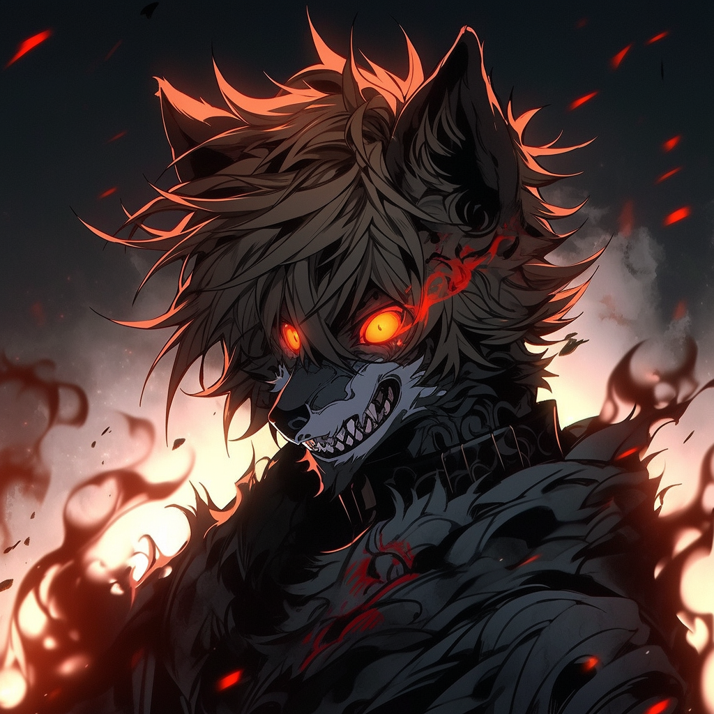 Furry Light Yagami character artwork