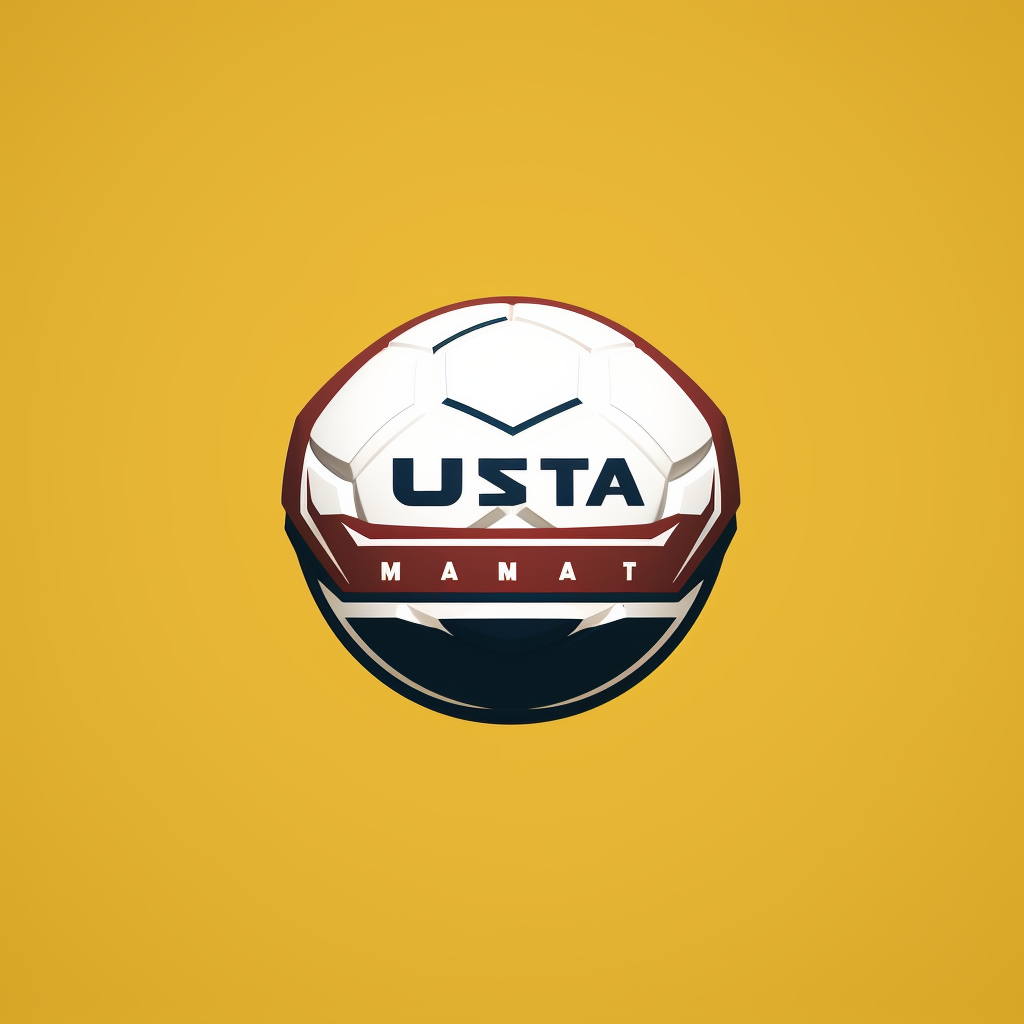 Minimalist logo design for UTM brand futsal