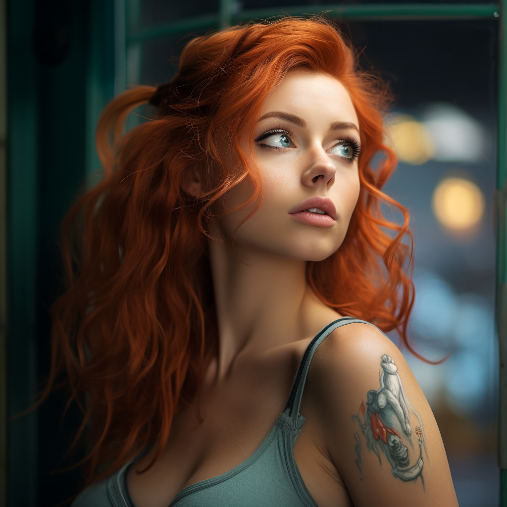 Futurama Leela in hyperrealistic 4k portrait