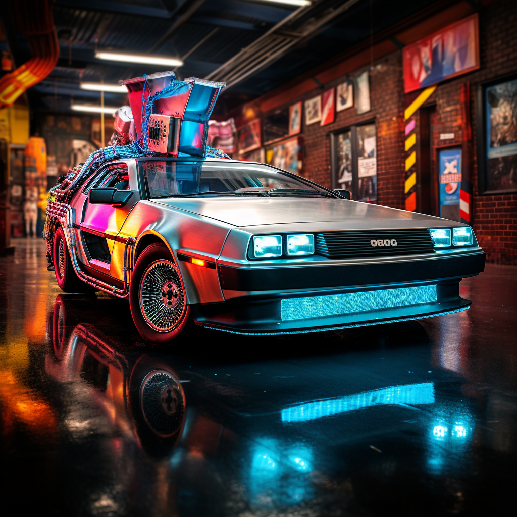 High Definition Back to the Future Car