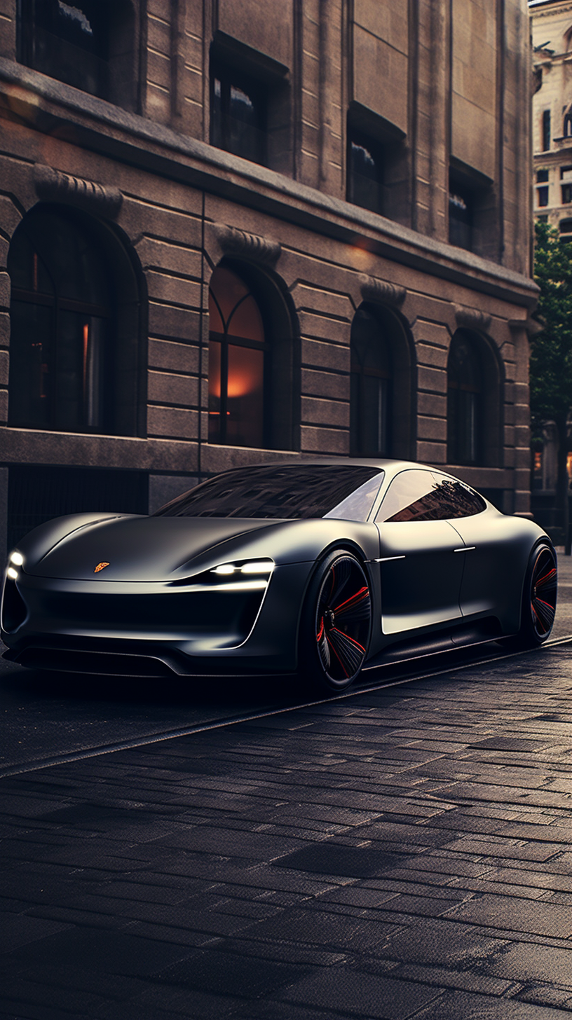 Sleek, modern Porsche concept car