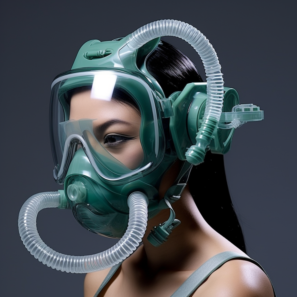 Oxygen mask for future soldiers