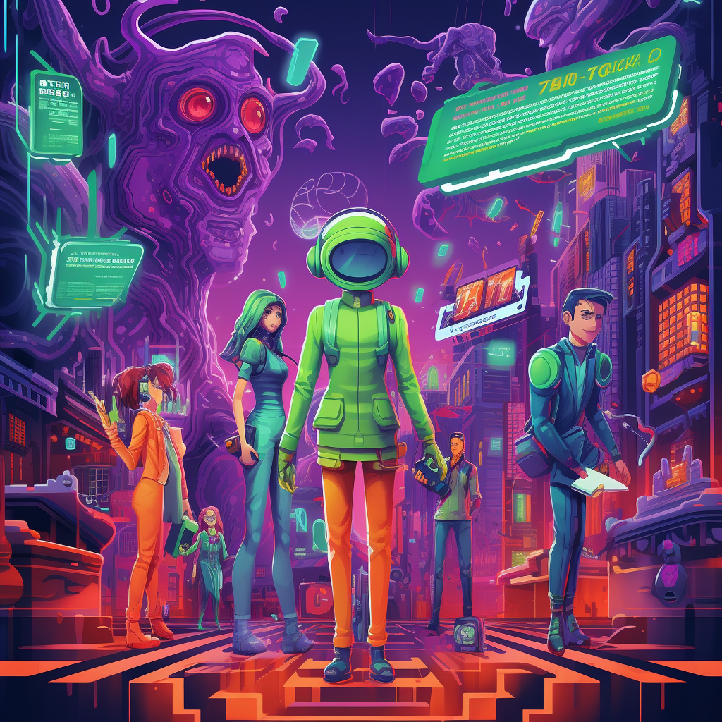 Futuristic Alien VR Bar Flyer