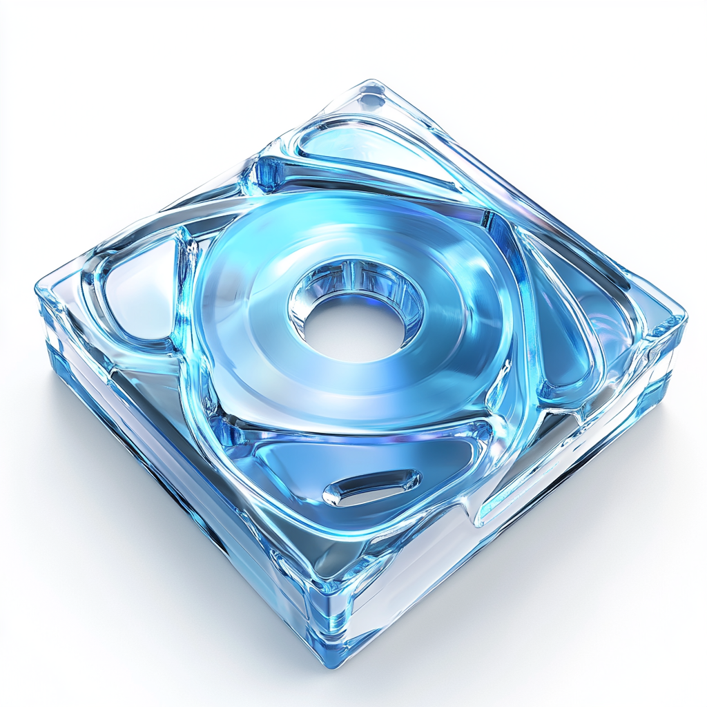 Futuristic CD Case Silicon Blue