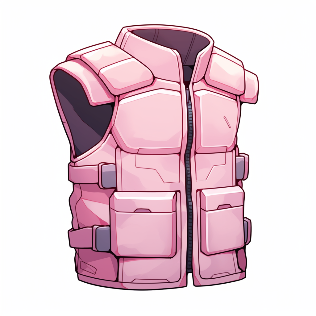 Cartoon Style Futuristic Kevlar Vest