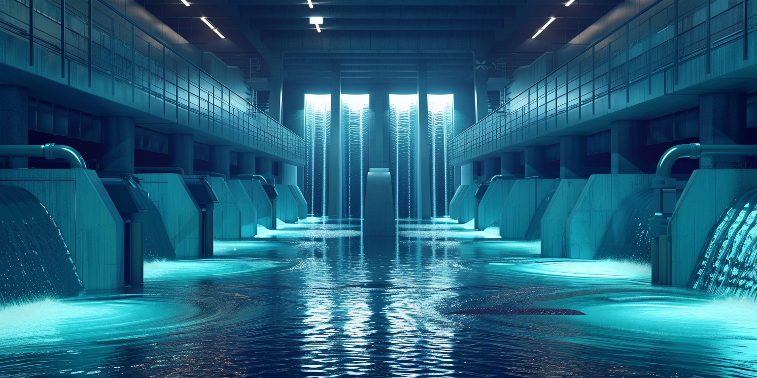 Futuristic Electric Hydroplant Minimalistic Playful