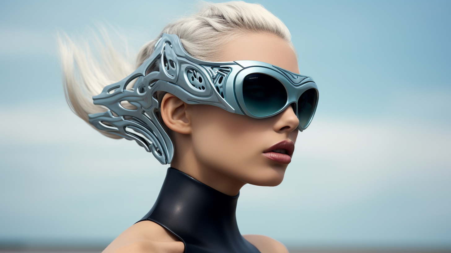 Futuristic sunglasses design